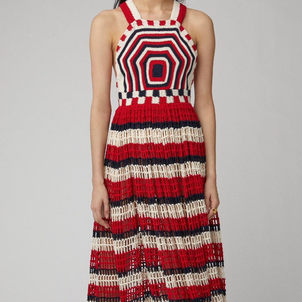 Ulla Johnson Paz Crochet Dress Size M